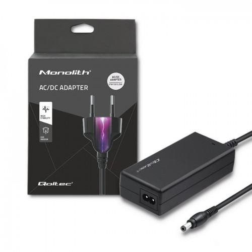 Qoltec Desktop power supply 27W | 12V | 2.25A | 6.0*3.0 + power cable