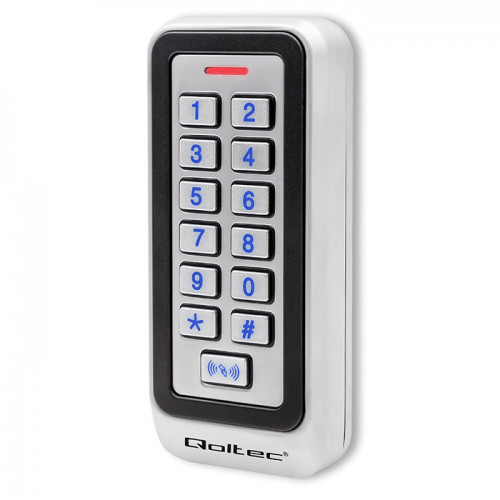 Qoltec Code lock TRITON  with RFID reader Code | Card | key fob | IP68 | EM