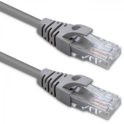 Qoltec Cable Patchcord UTP | CAT5e | 2 x RJ-45 | 3m | High speed | Gold