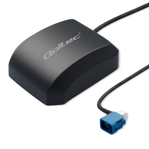 Qoltec Mobile GPS GLONASS antenna with magnetic base | omnidirectional | 28dBi | FAKRA