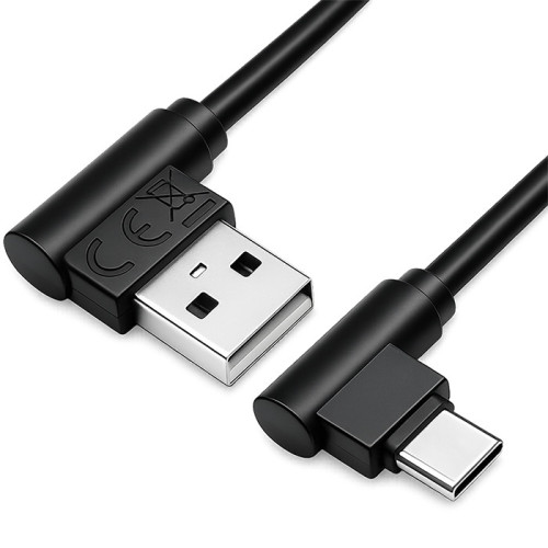 Qoltec Cable USB type C male | USB 2.0 A male | 1m