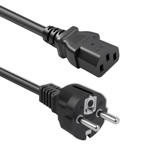 Qoltec Power cable IEC C13/SCHUKO | 3x1.00mm&sup2; | 2.5m