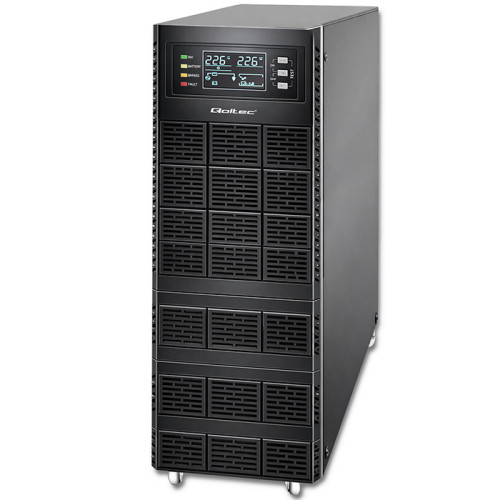 Qoltec Uninterruptible Power Supply UPS | 6kVA | 6000W | Power factor 1.0 | LCD | EPO | USB | On-line