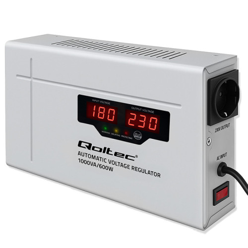 その他 Aoka HD122 HD stabilizer Qoltec Automatic Voltage Stabilizer AVR 1000VA | Compact