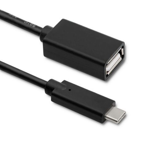 Qoltec Cable USB 3.1 type C MALE | USB 2.0 type A female | 0.25m
