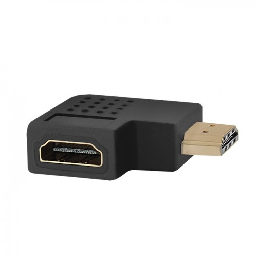 Qoltec Adapter HDMI A male | HDMI A female | angle