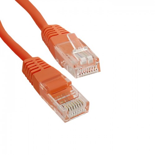 Qoltec Cable Patchcord Crossover | CAT5E | UTP | 0.5m