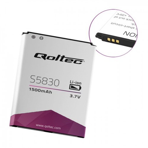 Qoltec Battery for Samsung Galaxy Ace | S5830 | 1500mAh