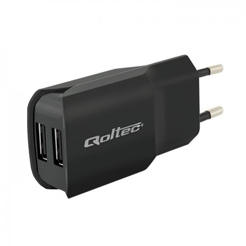 Qoltec PREMIUM charger 12W | 5V | 2.4A | 2xUSB