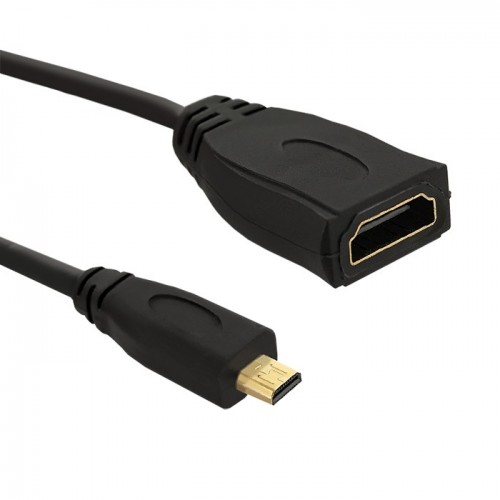 Qoltec HDMI Cable A female | Micro HDMI D male | 0.2m