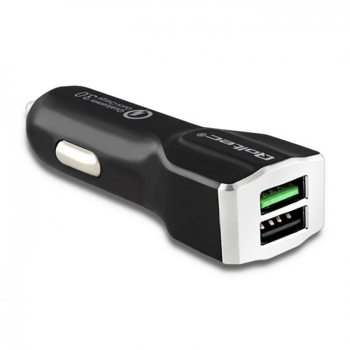 Qoltec Intelligent Car charger 12-24V | 30W | 5V | 3A | USB+USB Quick Charge 3.0