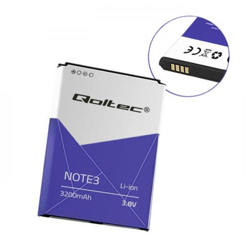 Qoltec Battery for Samsung Galaxy Note 3 | N9000 | 3200mAh