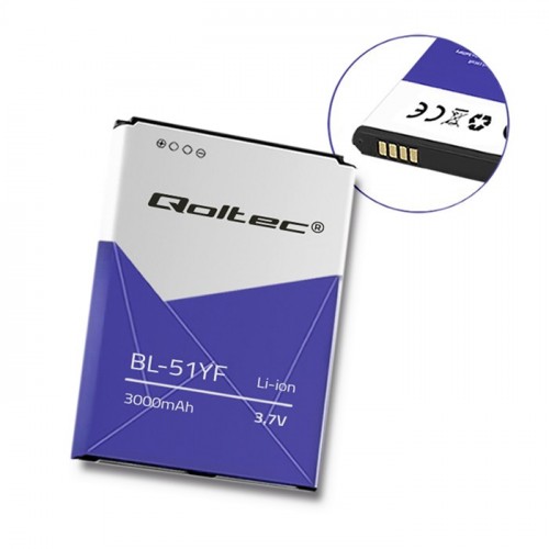 Qoltec Battery for LG BL-51YF | G4 | H815 | H818 | 3000mAh