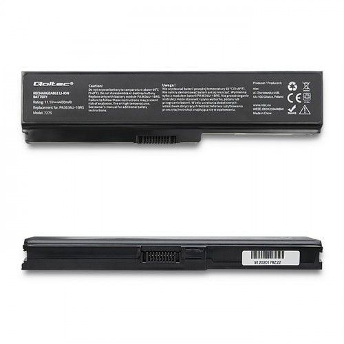 Qoltec Battery for Toshiba PA3634 | 4400mAh | 10.8-11.1V
