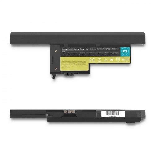 Qoltec Battery for Lenovo ThinkPad X60 | 4400mAh | 14.4-14.8V