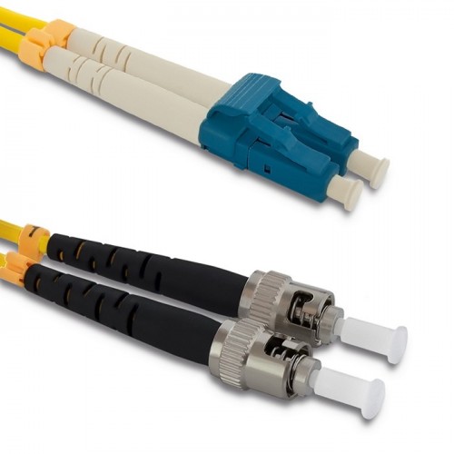 Qoltec Patchcord fiber optic LC/UPC - ST/UPC | Singlemode | 9/125 | G652D | Duplex | 3m