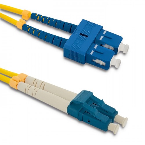 Qoltec Patchcord fiber optic SC/UPC - LC/UPC | Singlemode | 9/125 | G652D | Duplex | 3m