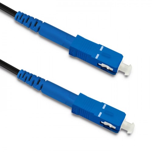 Qoltec Flat Drop Patchcord SC/PC - SC/PC | Message | Simplex | 50m