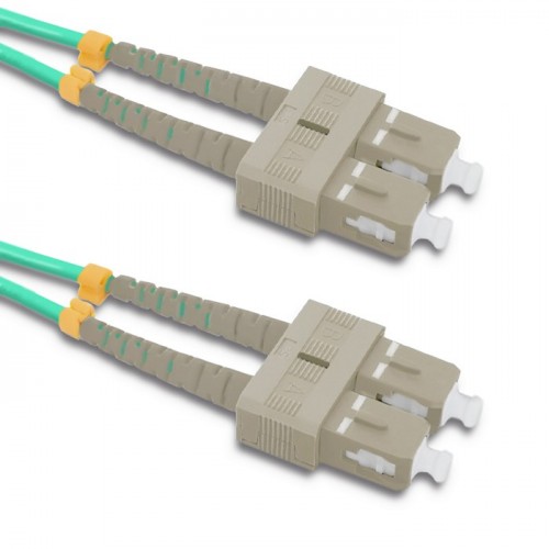 Qoltec Patchcord fiber optic SC/UPC - SC/UPC | Multimode | 50/125 | OM4 | Duplex | 2m