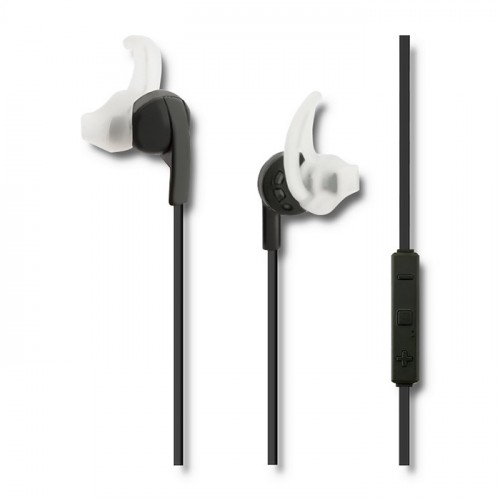 Qoltec In-ear headphones wireless BT with microphone | Black