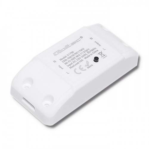 Qoltec SMART Wi-Fi switch | White
