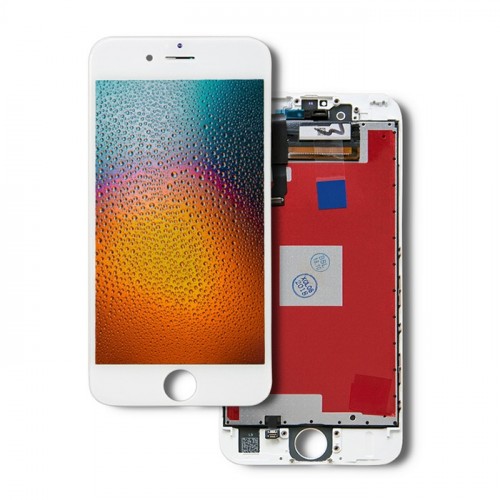 Qoltec LCD display touchscreen for iPhone 6S | white frame