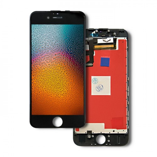 Qoltec LCD display touchscreen for iPhone 6S | black frame