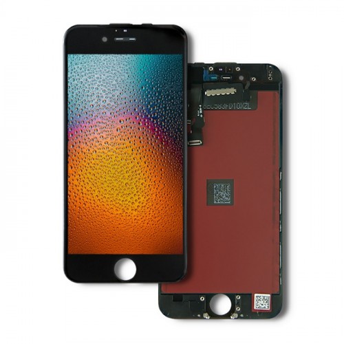 Qoltec LCD display touchscreen for iPhone 6 | black frame